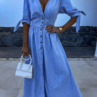 WW | Modernes Denimkleid