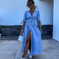 WW | Modernes Denimkleid