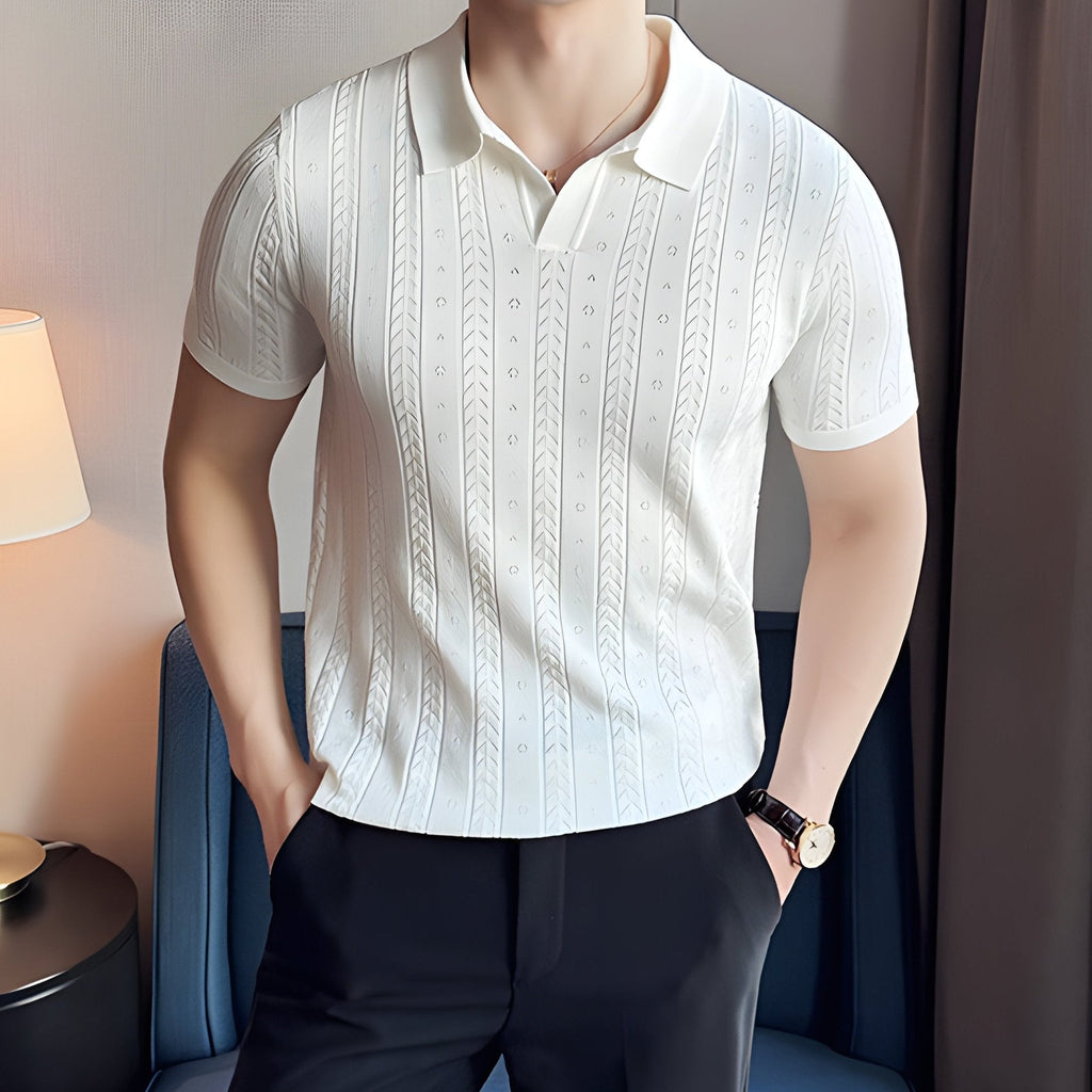 WW | Herren Klassisches Strick Polo