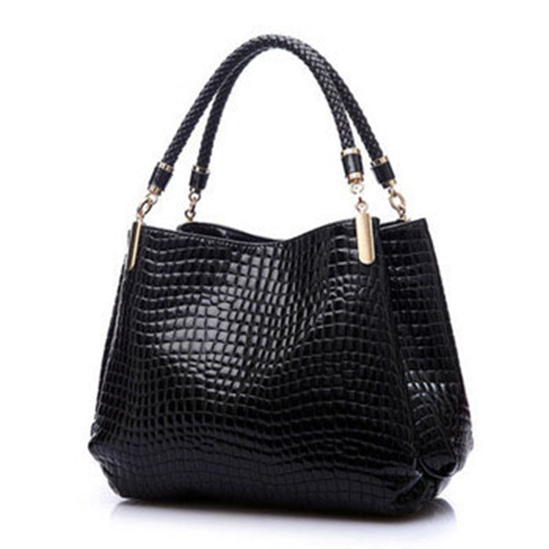 WW | Schultertasche Mit Krokodil Muster