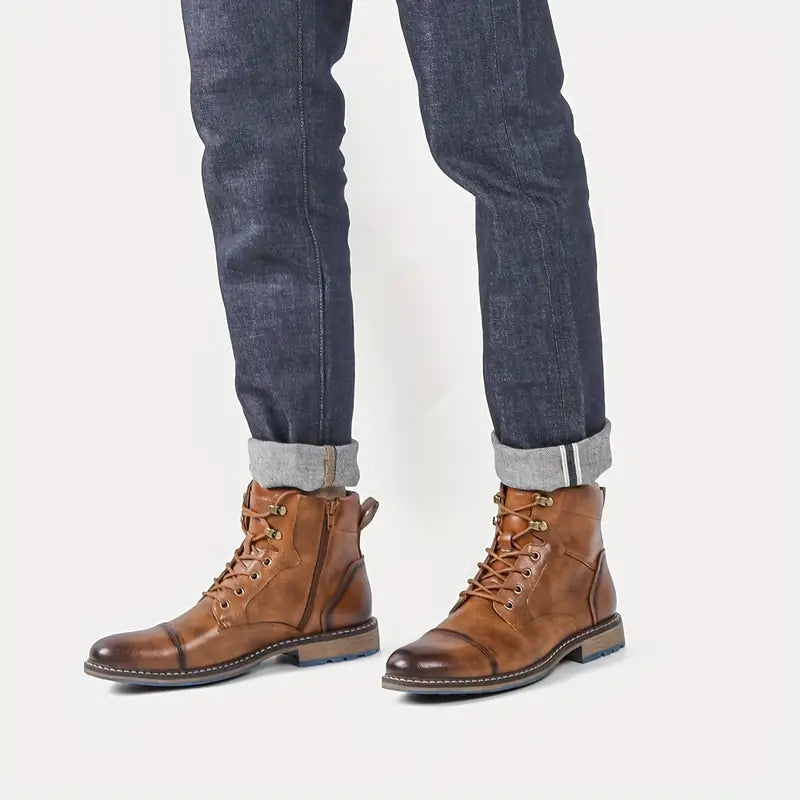 W&W Mode | Leder Voyager Stiefel