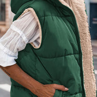 Thermoweste mit Kapuze