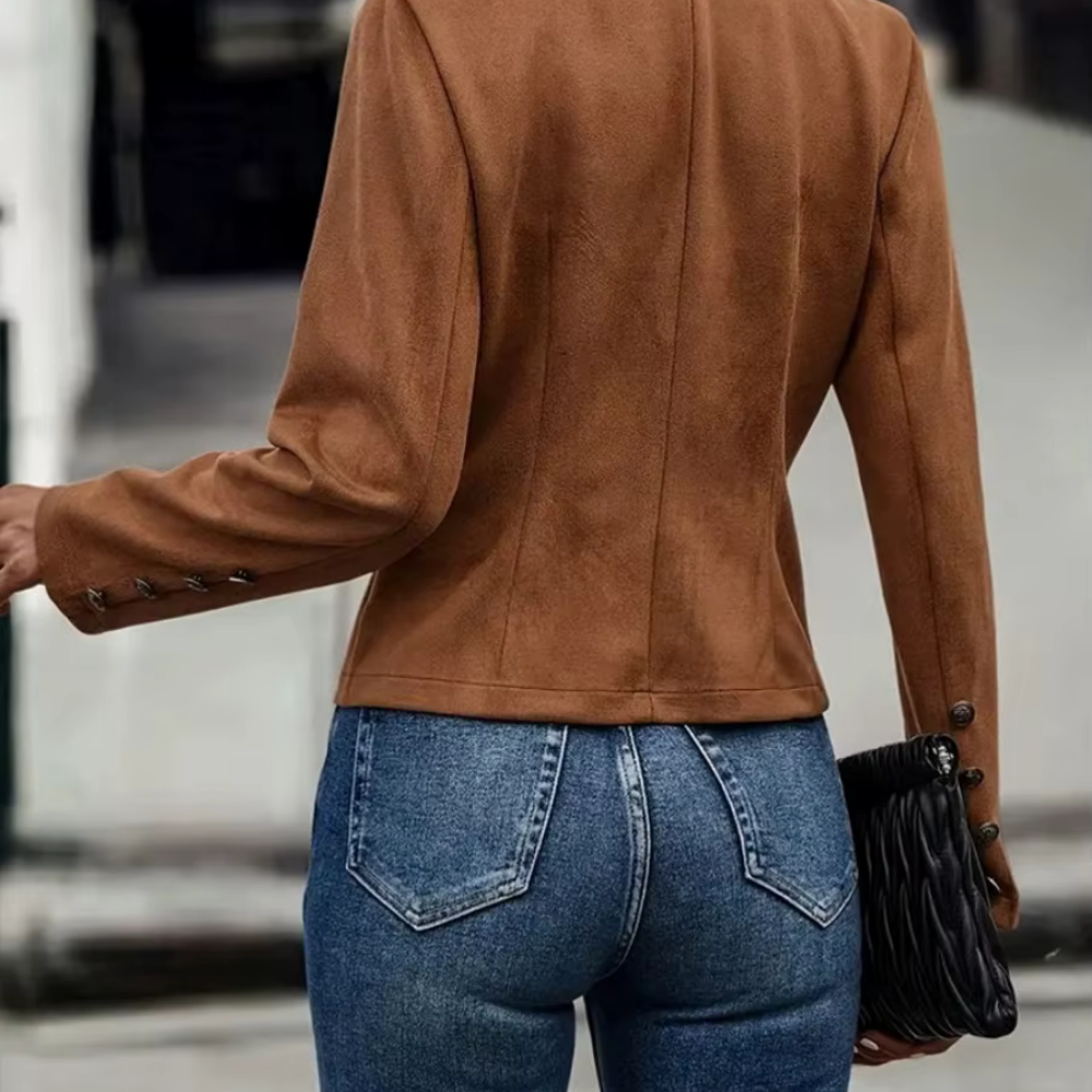 W&W Mode | Elegante Jacke Mit Knöpfen