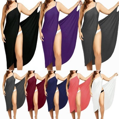 WW | Plus Size Strandrock Mit Trägern