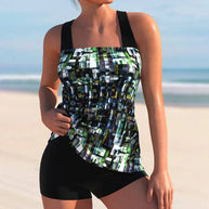 WW | Geo Chic Tankini Set