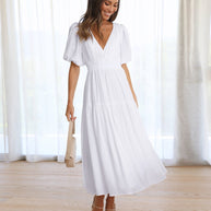 WW | Kleid mit Puffärmeln Für Frauen
