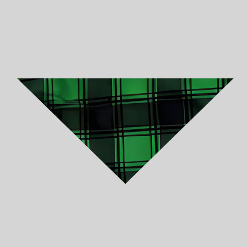 WW | Weihnachtsfamilien-Pyjamas passend - Schwarzes Oberteil und grüne karierte Hose Pjs Set mit 