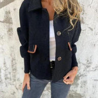 WW | Lässige Revers Einreiher Jacke
