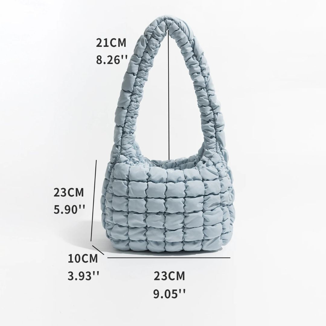 WW | Puffer Crossbody-Schultertasche für Damen - Leichtgewicht und stilvolle Handtasche