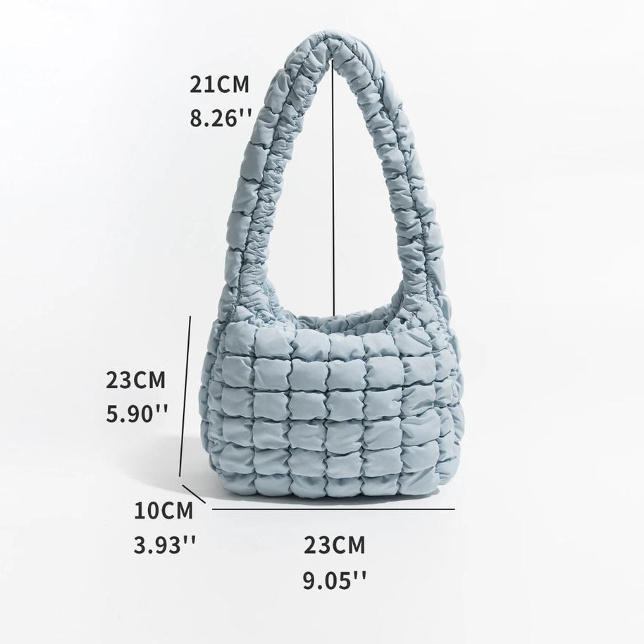 WW | Puffer Crossbody-Schultertasche für Damen - Leichtgewicht und stilvolle Handtasche