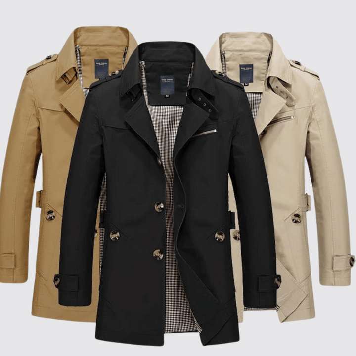W&W Mode | Klassischer Trenchcoat Für Herren