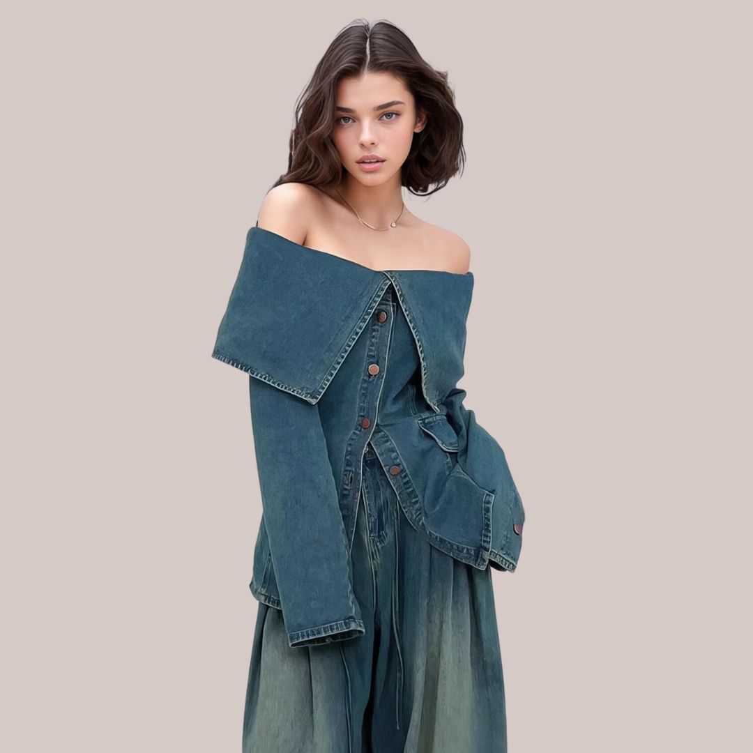 W&W - Stilvolle Jeansjacke mit Knopfdetails