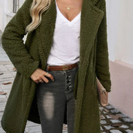 WW | Basic Teddy Jacke mit Kapuze Damen