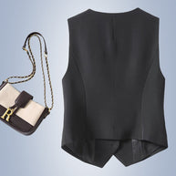 WW | Einfarbige Temperament Weste für Frauen