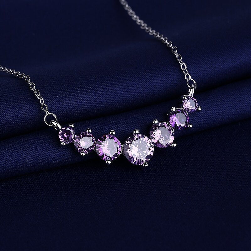 WW | 925 Sterling Moissanit Halskette