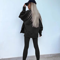 WW | Damenanzug Im Lockeren Stil Mit Langen Ärmeln – Winterset