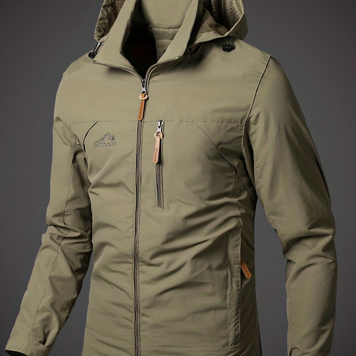 W&W Mode | Wasserabweisende Herren Softshelljacke Mit Kapuze