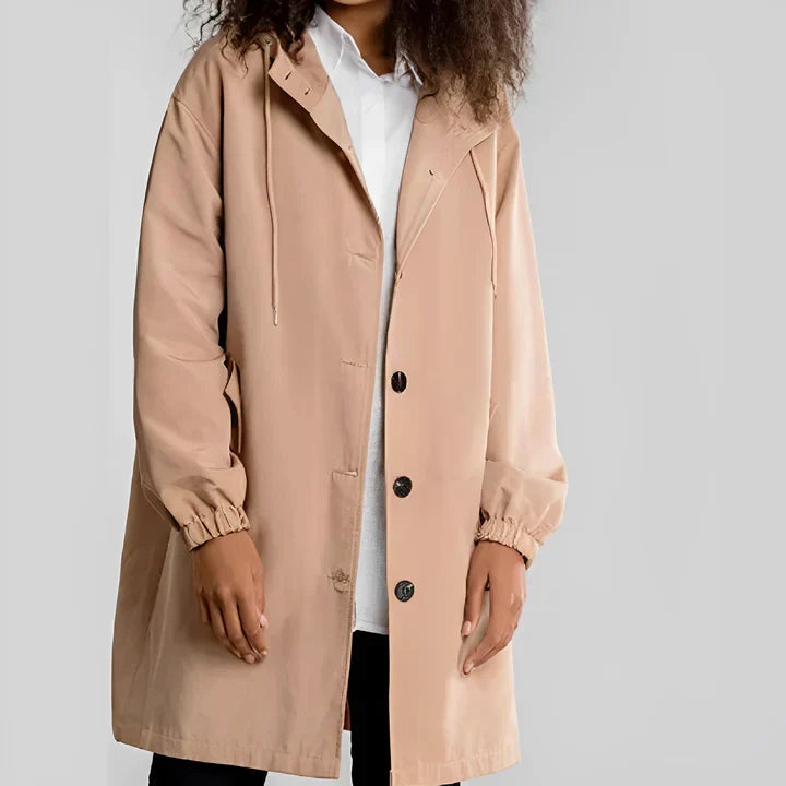 W&W Mode Wasserdichte Regenjacke Mit Kapuze Für Damen | Perfekt Für Outdoor-Aktivitäten