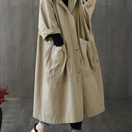 WW | Langer Wasserdichter Trenchcoat Mantel