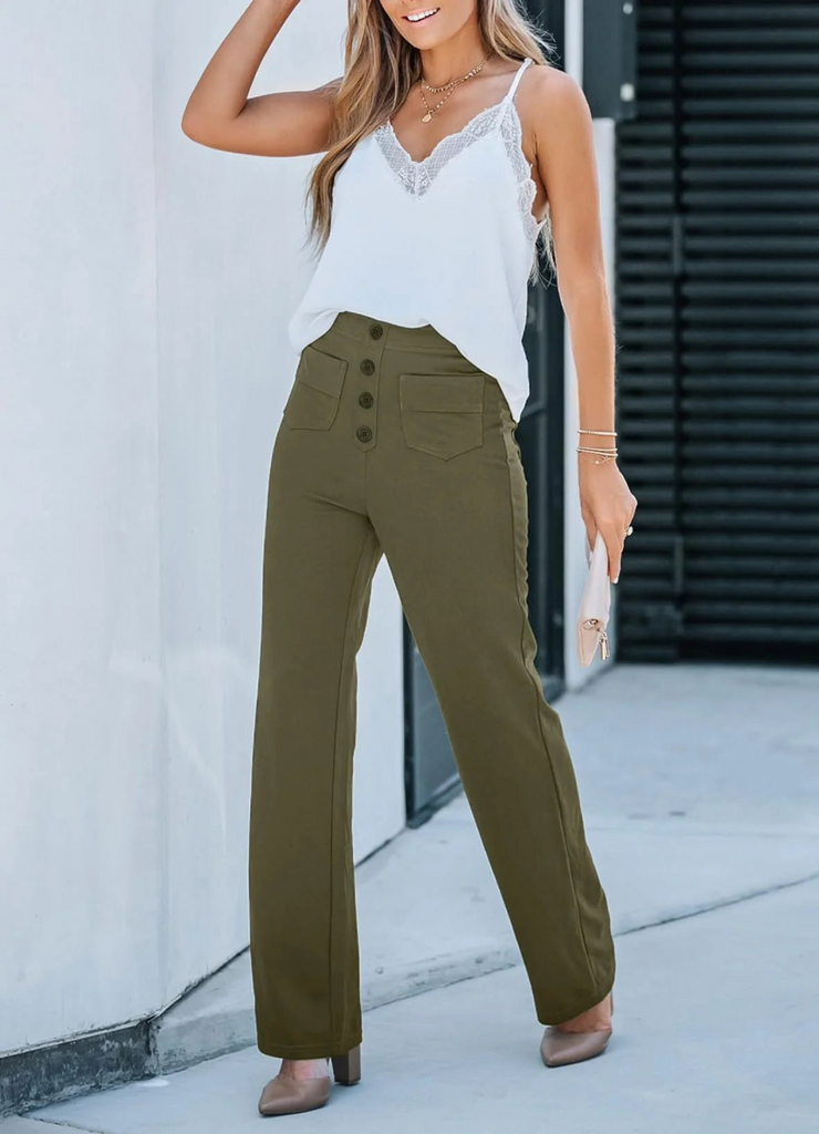 WW | Lässige Damen Weite Hose