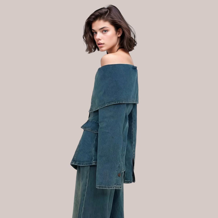 W&W Mode - Stilvolle Jeansjacke mit Knopfdetails