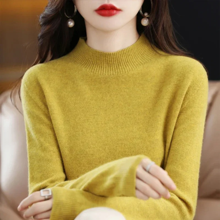 WW | Weiche Cashmere Pullover Damen Luxuriöser Strickpullover für Frauen