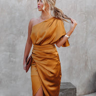 WW | Sexiest einäugiges ungleichmäßiges Rockkleid Damen Abendkleid