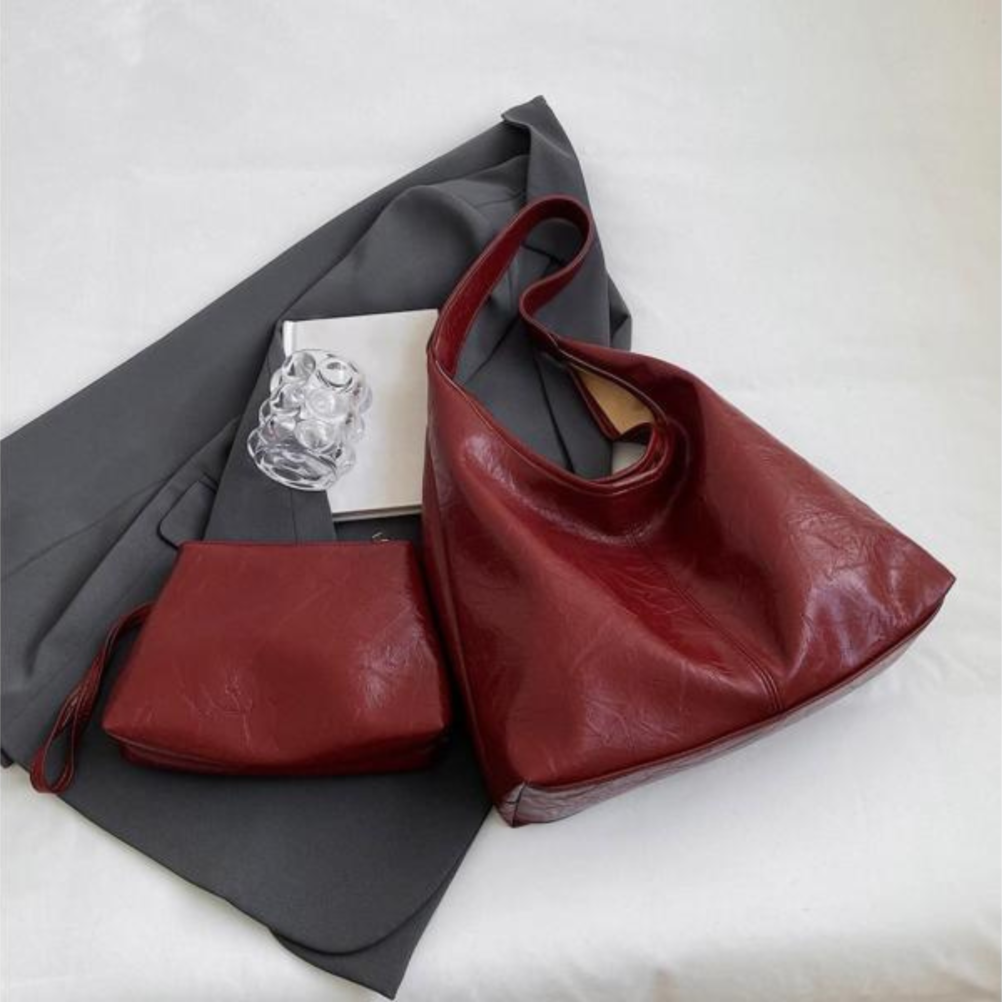 WW | Tasche aus gealtertem Leder Für Frauen
