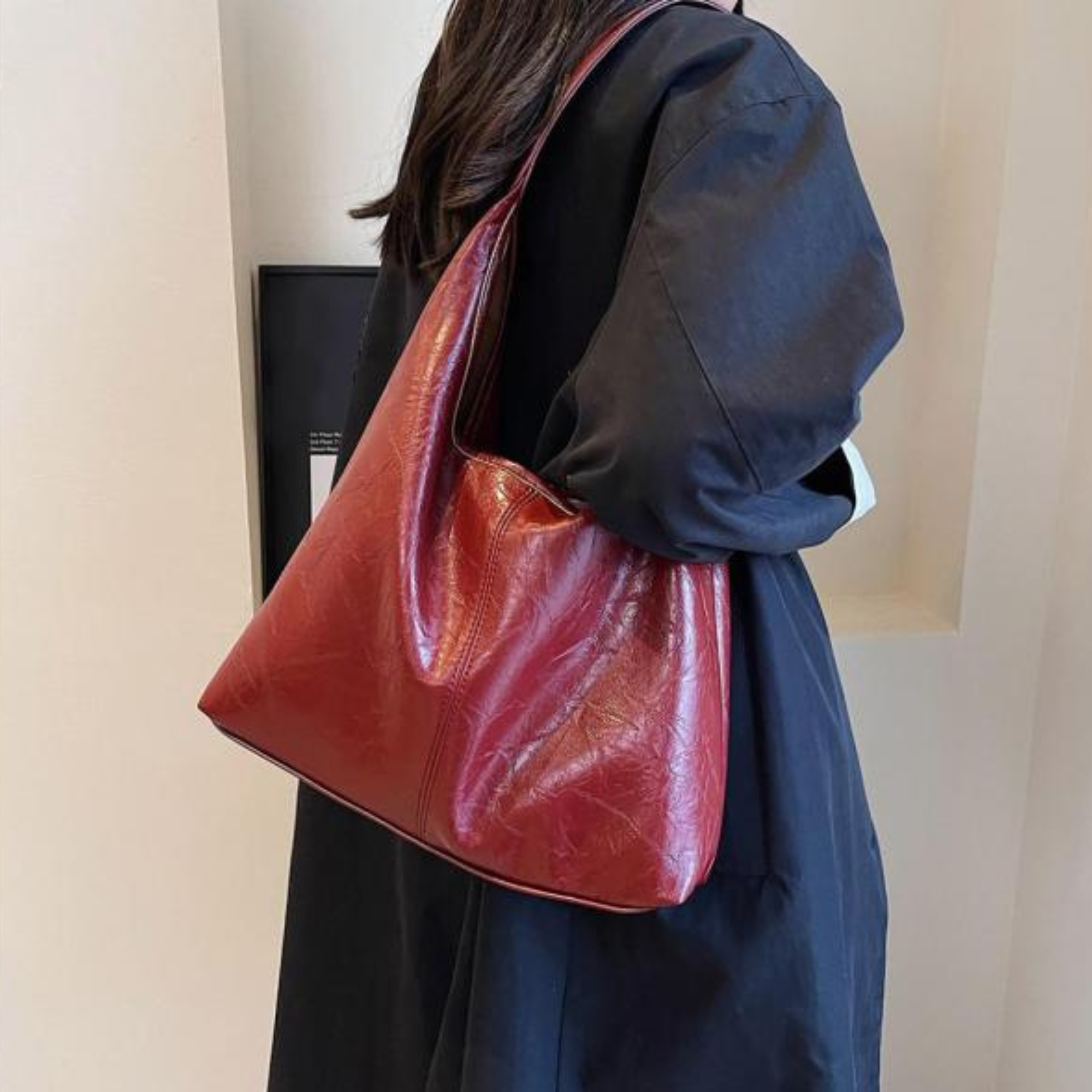 WW | Tasche aus gealtertem Leder Für Frauen