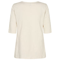 WW T-Shirt mit längeren Ärmeln in Creme