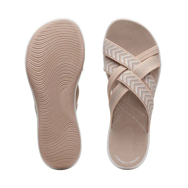 W&W Mode Ergo Sandalen | Superbequeme orthopädische Sandalen für Frauen