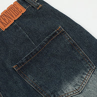 WW | Baggy Sternmuster Patchwork Jeansshorts