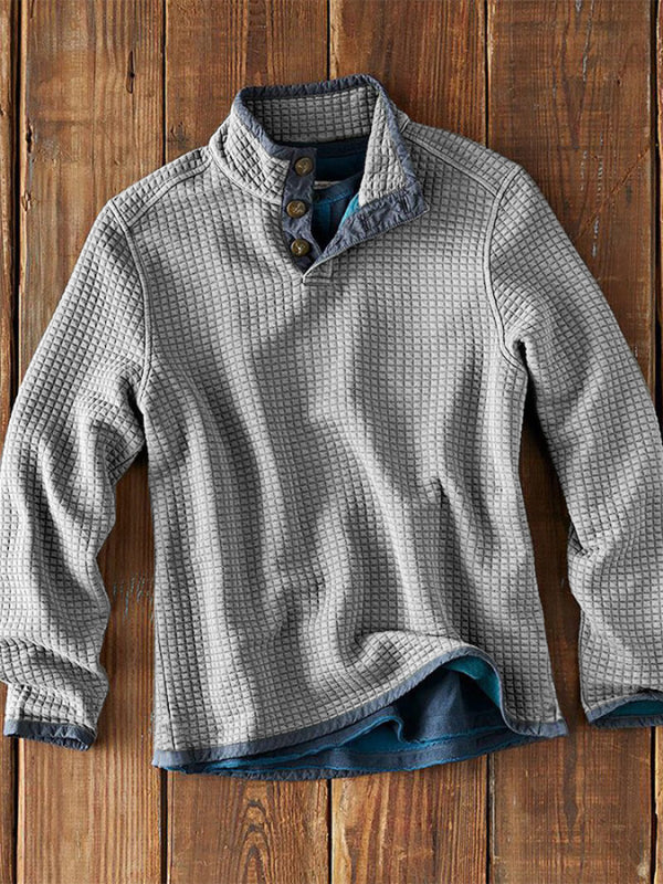 WW | Herren Langarm T-shirt Mit Exquisitem Design Für Stilvolle Freizeitlooks