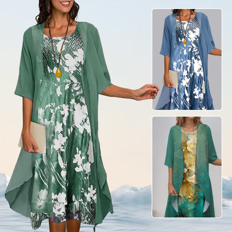 WW | Chic & Bequem Blusen Und Kleid Ensemble