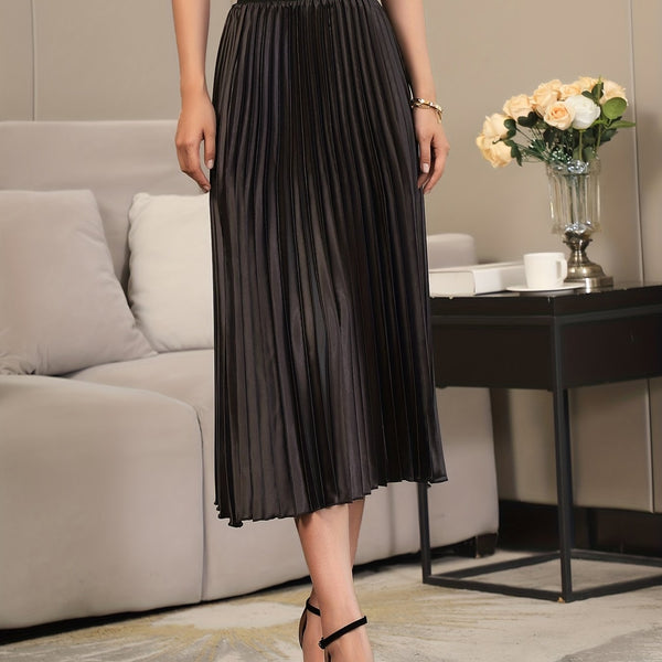 WW | Elegante A-linie Gefalteter Rock