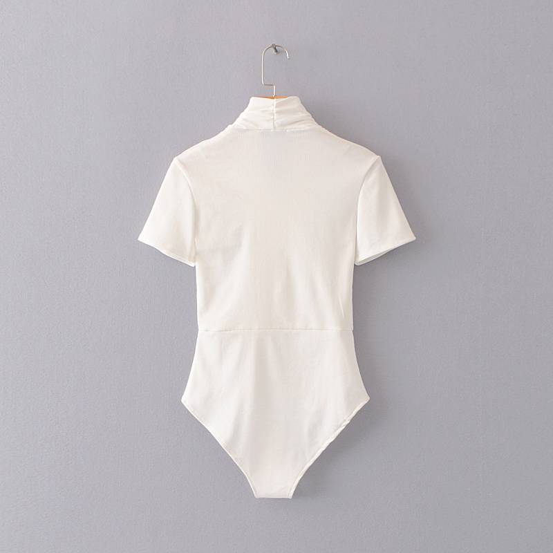 WW Eleganter Wickel-Body mit V-Ausschnitt