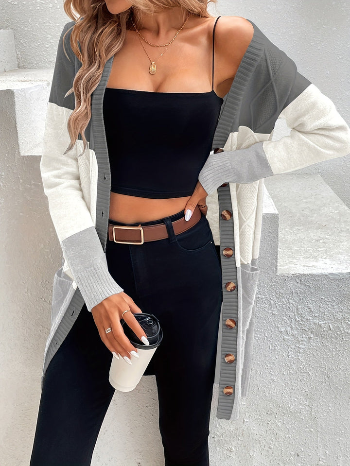 W&W Mode | Vielseitige Strickjacke mit langen Ärmeln