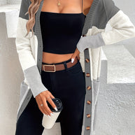 WW | Vielseitige Strickjacke mit langen Ärmeln