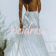 WW – Neckholder-Maxikleid aus Leinenmischung mit rückenfreiem Schlitz