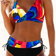 WW | Bunter Bikini Badeanzug