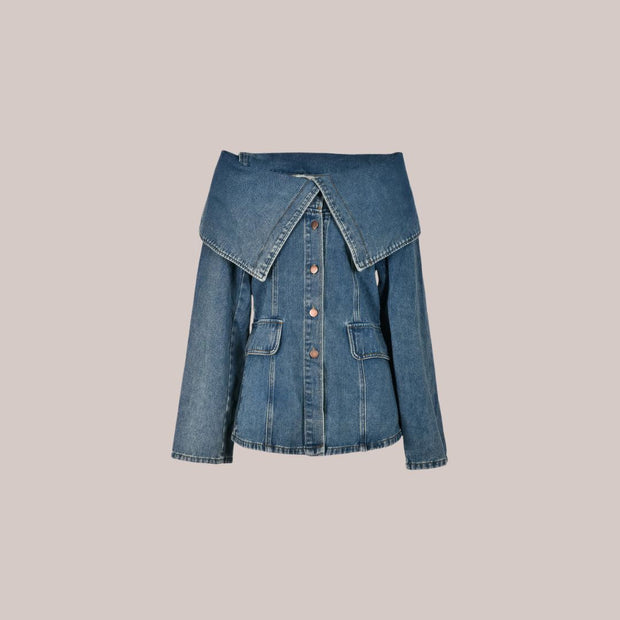 W&W - Stilvolle Jeansjacke mit Knopfdetails