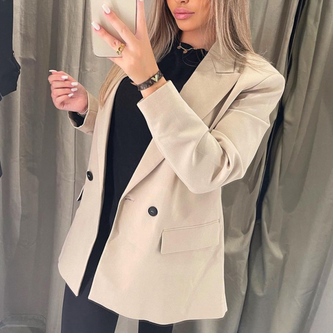 WW | Bequemer Trendiger Langer Blazer Für Den Herbst