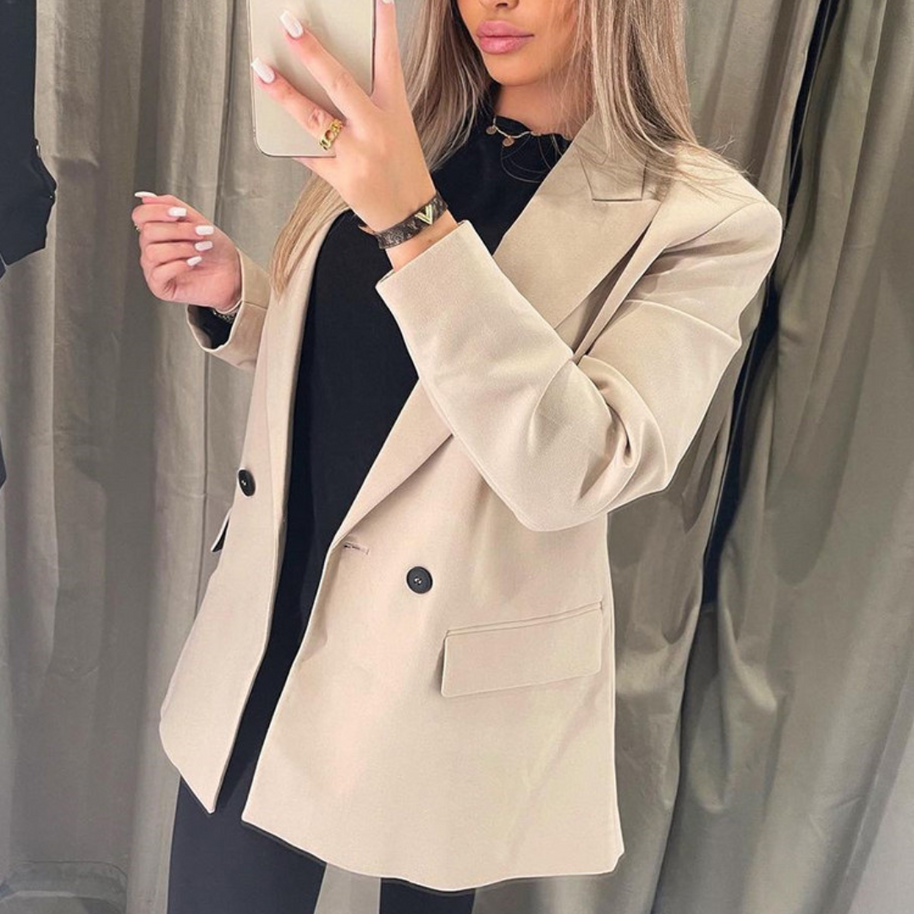 WW | Bequemer Trendiger Langer Blazer Für Den Herbst