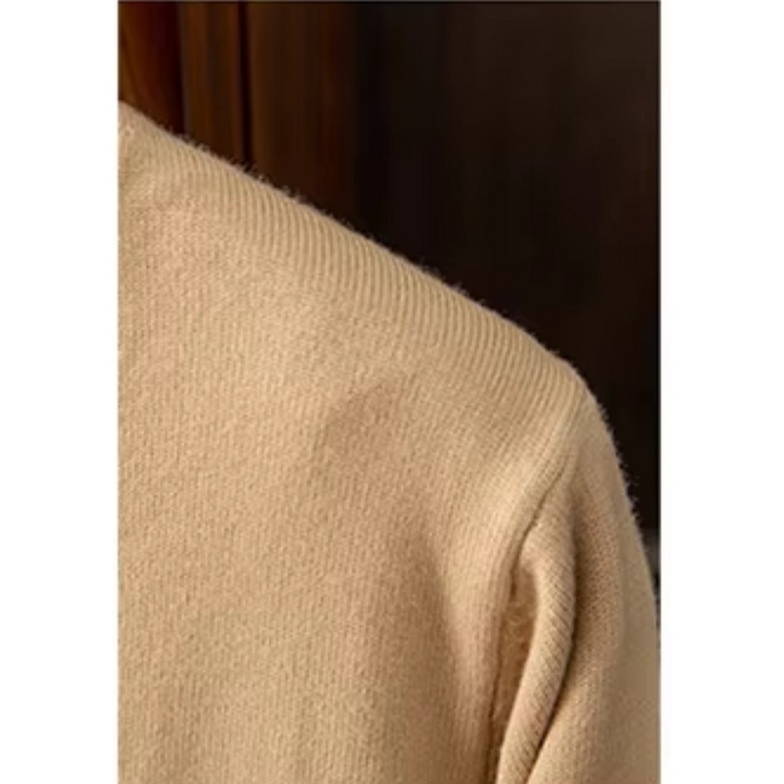 W&W Mode | Herren Strickjacke Mit Knöpfen, Leichter Stoff, Klassischer V-ausschnitt