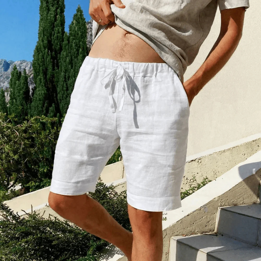 WW | Leinen Shorts Für Herren Mit Lässigem Sommer Flair
