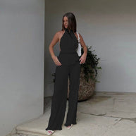 WW | Overall mit strukturierter Neckholder-Partie