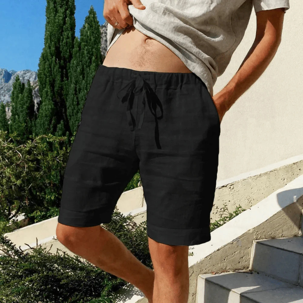 WW | Leinen Shorts Für Herren Mit Lässigem Sommer Flair