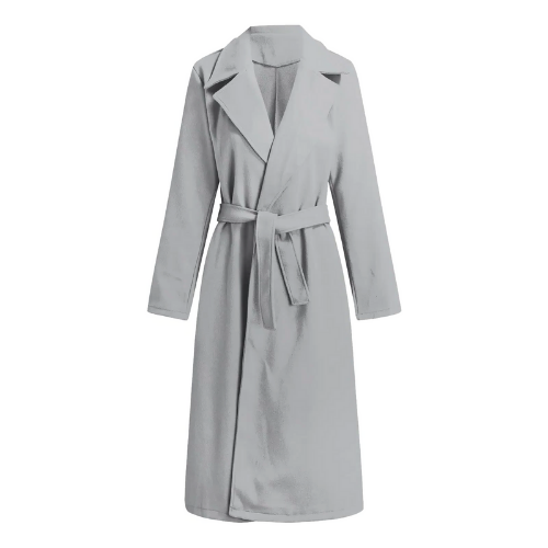 W&W Mode | langer Wickelmantel - stilvolle Winteroberbekleidung für Damen