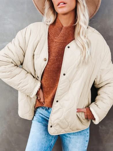 W&W Mode | Gepolsterte Steppjacke Damen Eleganz Und Komfort Für Den