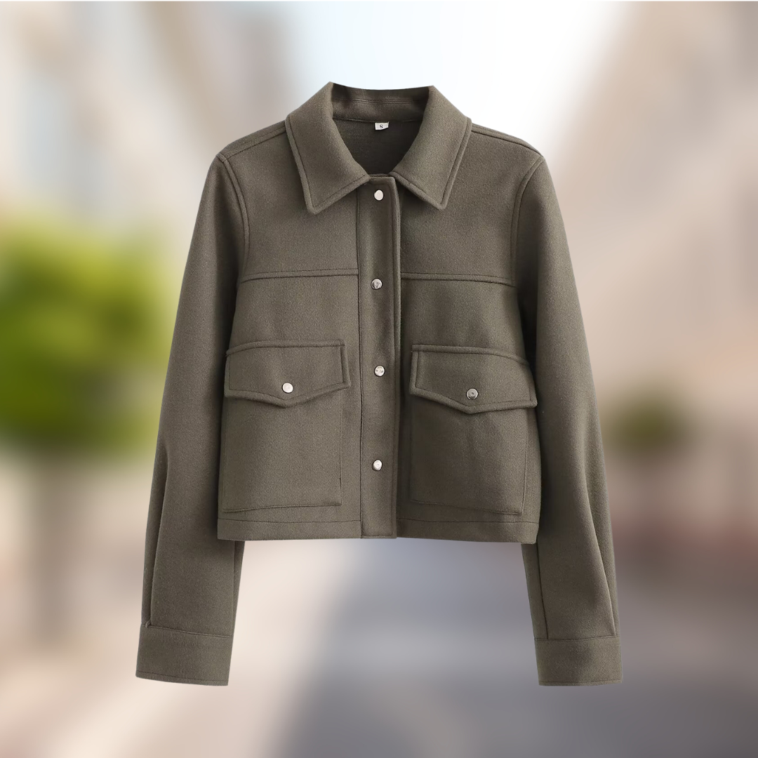 W&W Mode | Lässige Damenjacke Im Woll Look Für Den Herbst